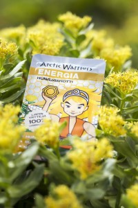 A yellow Arctic Warriors product.