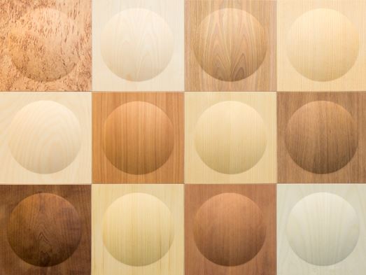 Haptic wooden surfaces.