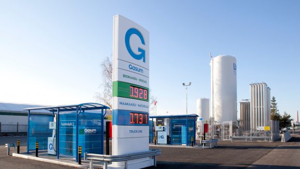 Gasum filling station.